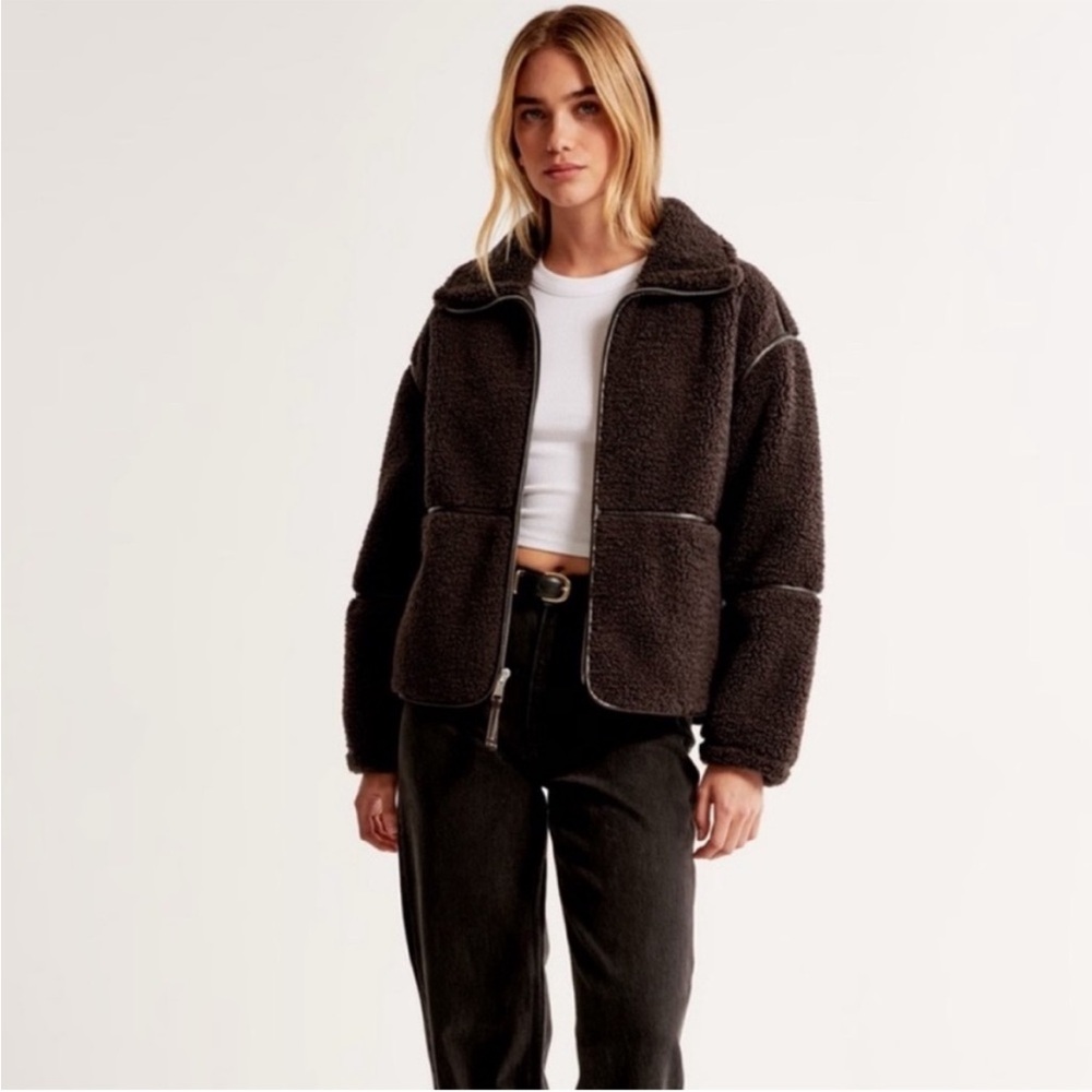 brown teddy coat